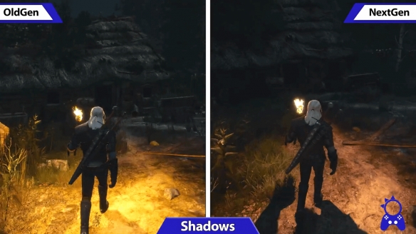 《巫师3》新/老游戏对比视频：画面性能迎全面提升！